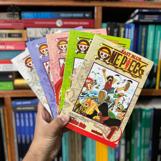 EIICHIRO ODA 5 Books Collection (ONE PIECE Vol.1, ONE PIECE Vol.2, ONE PIECE Vol.3, ONE PIECE Vol.4 ONE PIECE Vol.5)