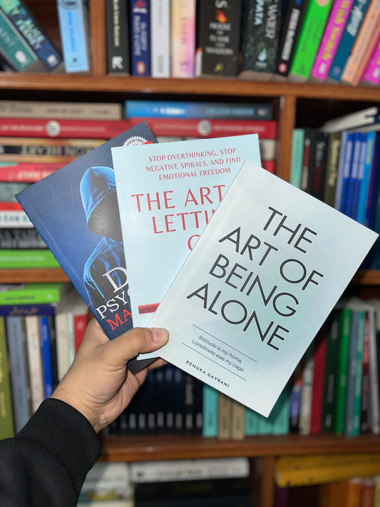 SELF HELP CATEGORY TOP SELLING 5 books (The art of letting go, Dark psychology, Women who run with wolves, Atomic habits, Art of being alone)